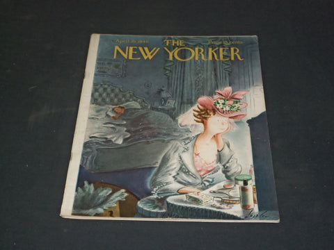 1946 APRIL 20 THE NEW YORKER MAGAZINE - ILLUSTRATED COVER - NY 886