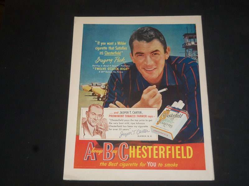 1950 MARCH 4 COLLIER'S MAGAZINE - GREGORY PECK AD ON BACK COVER - SP 8345