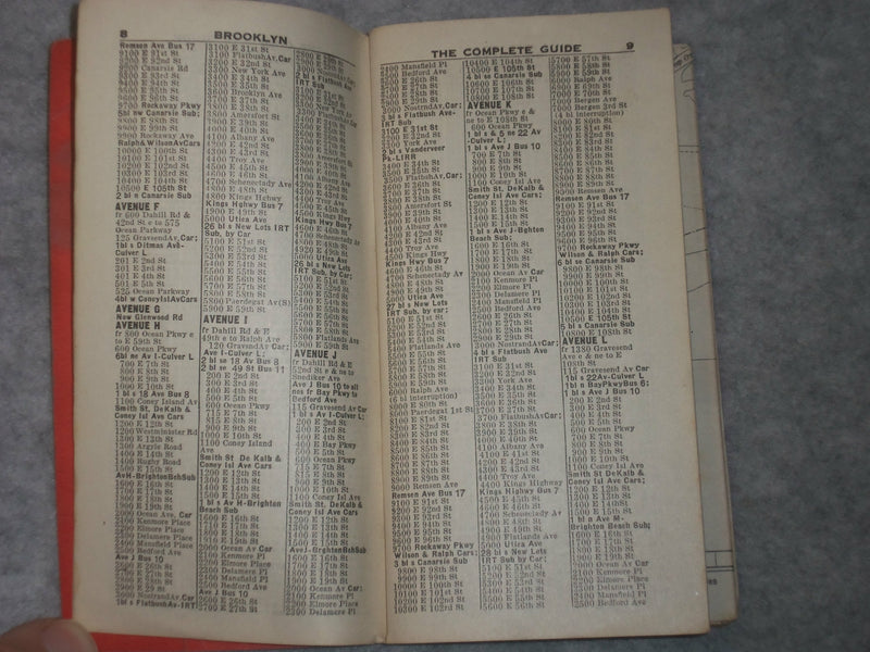 1931 COMPLETE GUIDE TO BROOKLYN - J 6322