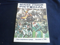 1984 NOVEMBER 3 PENN STATE UNIV VS BOSTON COLLEGE FOOTBALL PROGRAM - ST 5882U