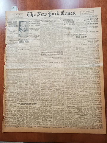 1921 NOVEMBER 5 NEW YORK TIMES - JAPANESE PREMIER STABBED TO DEATH - NT 8024