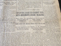 1919 MARCH 12 NEW YORK TIMES - BRYAN FOR LEAGUE WITH AMENDMENTS - NT 6426
