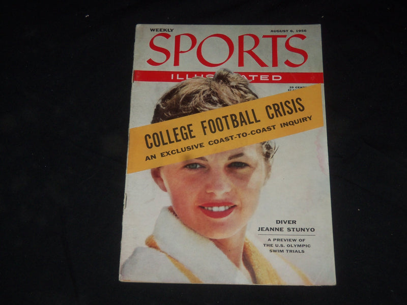 1956 AUGUST 6 SPORTS ILLUSTRATED MAGAZINE - DIVER JEANNE STUNYO - SP 8796