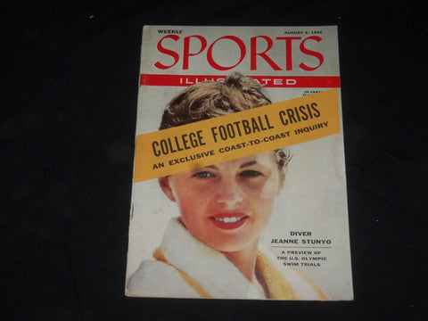 1956 AUGUST 6 SPORTS ILLUSTRATED MAGAZINE - DIVER JEANNE STUNYO - SP 8796