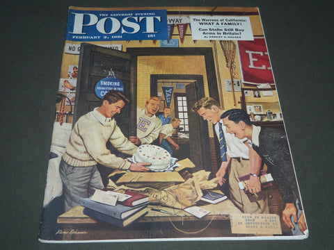 1951 FEBRUARY 3 THE SATURDAY EVENING POST MAGAZINE - ILLUSTRATED COVER - SP 1855