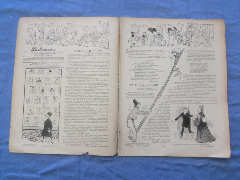 1902 JAN 18 LE SOURIRE MAGAZINE - ILLUSTRATED COMEDY - FRENCH TEXT - SP 4864U