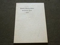 1909 BERKELEY DIVINITY SCHOOL CATALOGUE - MIDDLETOWN, CONNECTICUT - J 6192
