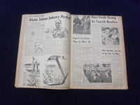 1958 JULY 4 BOSTON DAILY RECORD NEWSPAPER-GOLDFINE BARES CHECKS TO POLS -NP 6347