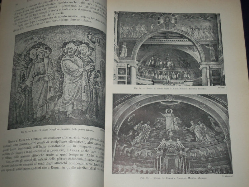 1953 L' ARTE MEDIOEVALE VOLUME BY EMILIO LAVAGNINO - ITALIAN - ILLUS. - KD 2193