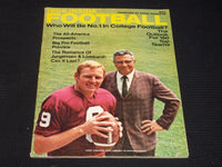 1969 INSIDE FOOTBALL MAGAZINE - JURGENSEN & VINCE LOMBARDI COVER - E 7922