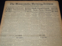 1939 SEPTEMBER 15 MINNEAPOLIS MORNING TRIBUNE - NAZIS PIERCE UKRAINE - NT 9531