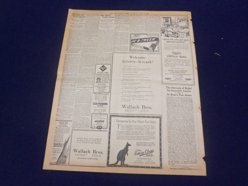 1919 MAY 6 NEW YORK TIMES - TREATY PRESENTED TO GERMANS TOMORROW - NT 9239