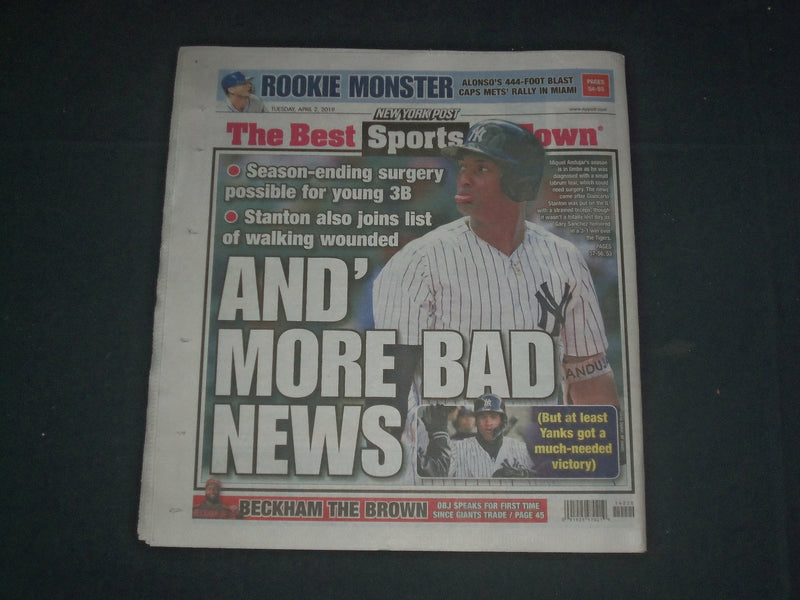2019 APRIL 2 NEW YORK POST NEWSPAPER- JUSTICE FOR QUEEN'S JOGGER KATRINA VETRANO