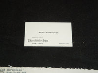 1949 WARD MOREHOUSE THEATER CRITIC TYPED SIGNED LETTER - J 5351