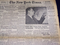 1947 APRIL 4 NEW YORK TIMES - 518 MINES CLOSED BY KRUG - NT 3276
