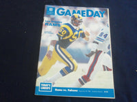 1985 SEPTEMBER 29 GAMEDAY MAGAZINE - L.A. RAMS VS. ATLANTA FALCONS - ST 6583D