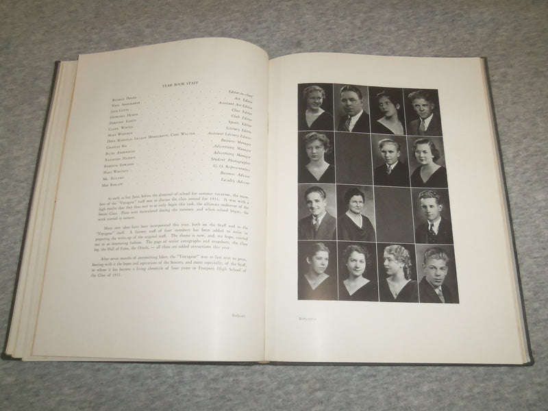 1933 THE VOYAGEUR FREEPORT HIGH SCHOOL YEARBOOK - FREEPORT, NEW YORK - YB 2499