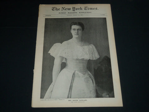 1897 MARCH 14 NEW YORK TIMES ILLUSTRATED MAGAZINE - GROVER CLEVELAND - NP 3864