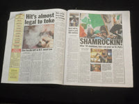2021 MARCH 17 NEW YORK DAILY NEWS NEWSPAPER - NYS READY TO LEGALIZE MARIJUANA