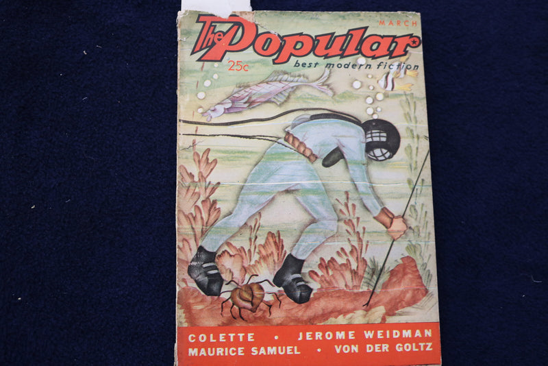 1937 MARCH THE POPULAR - BEST MODERN FICTION - SOFTCOVER BOOK - K 1600