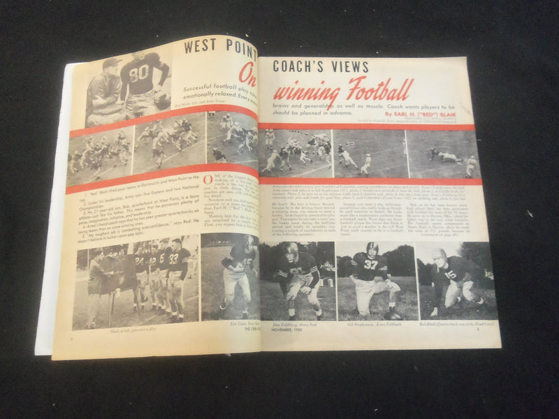 1950 NOVEMBER OPEN ROAD MAGAZINE - EARL H. 'RED'BLAIK & DAN FOLDBERG - B 5530H