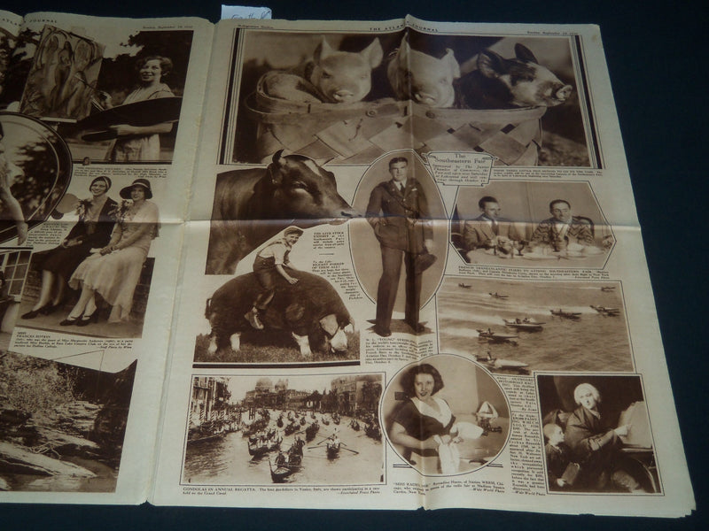 1930 SEPTEMBER 28 ATLANTIC JOURNAL ROTO SECTION - BOBBY JONES - WILSON - NP 3887