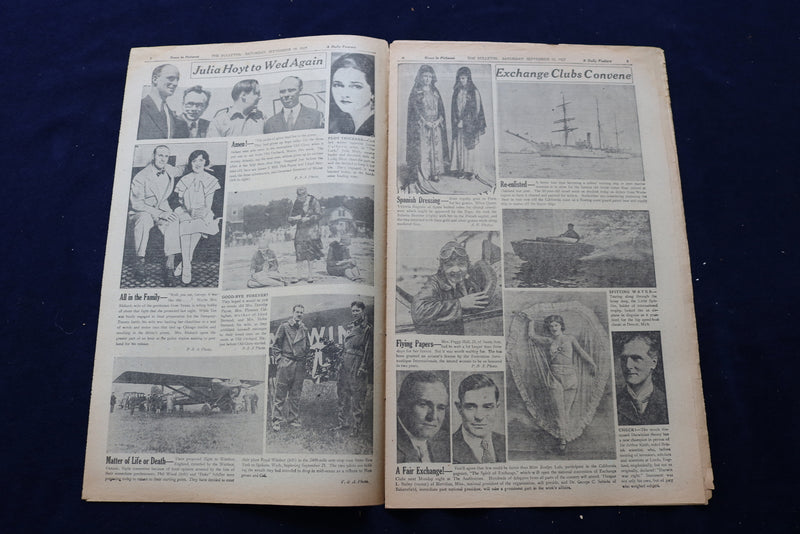 1927 SEP 10 SAN FRANCISCO BULLETIN - ILLINOIS GIRL IS MISS AMERICA - NP 8893