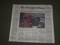 2017 MARCH 23 NEW YORK TIMES - DEADLY RAMPAGE IN HEART OF LONDON