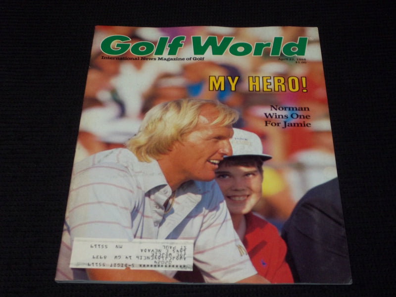 1988 APRIL 22 GOLF WORLD MAGAZINE - GREG NORMAN FRONT COVER - E 6222