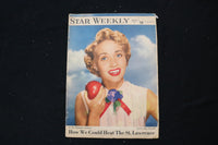 1955 APRIL 16 STAR WEEKLY MAGAZINE - JANE POWELL COVER - E 26140