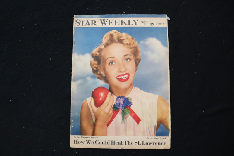 1955 APRIL 16 STAR WEEKLY MAGAZINE - JANE POWELL COVER - E 26140