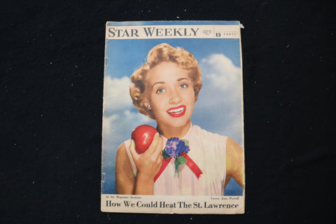 1955 APRIL 16 STAR WEEKLY MAGAZINE - JANE POWELL COVER - E 26140