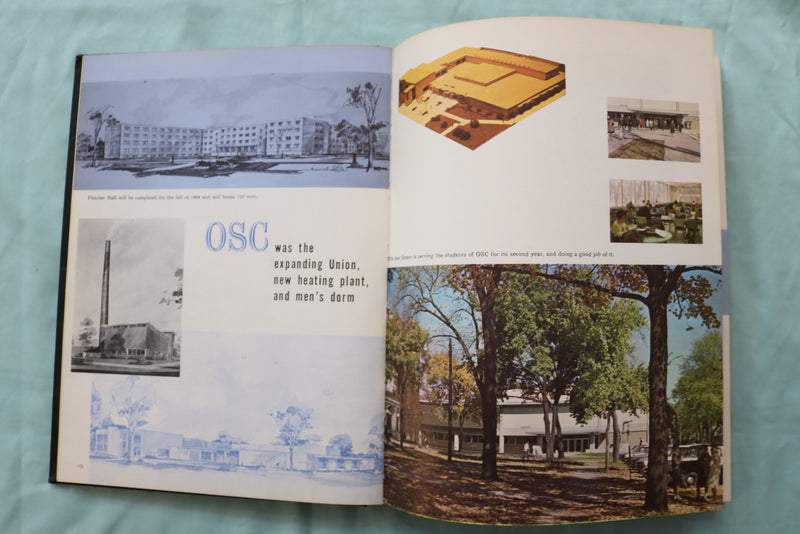 1964 QUIVER WISCONSIN STATE UNIVERSITY YEARBOOK - OSHKOSH, WISCONSIN - YB 3574