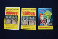 1980'S-1990'S CIRCUS PROGRAMS - LOT OF 39 - O 3641