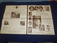 1929 JAN 20 NEW YORK HERALD TRIBUNE GRAVURE SECTION - COOLIDGE DAM - NP 4993