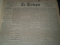 1927 JANUARY-MARCH LE TEMPS FRENCH NEWSPAPER BOUND VOLUME - VB 15
