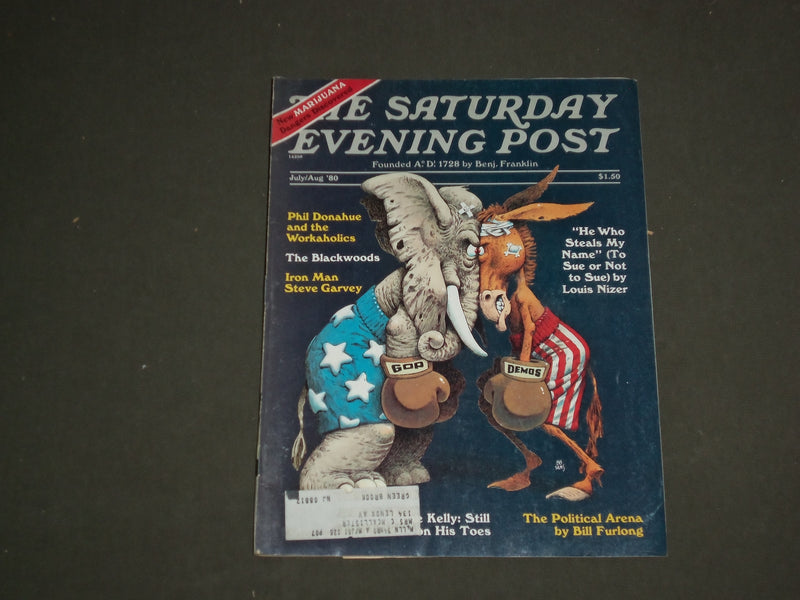 1980 JULY/AUG THE SATURDAY EVENING POST MAGAZINE - ILLUSTRATED COVER - B 4319
