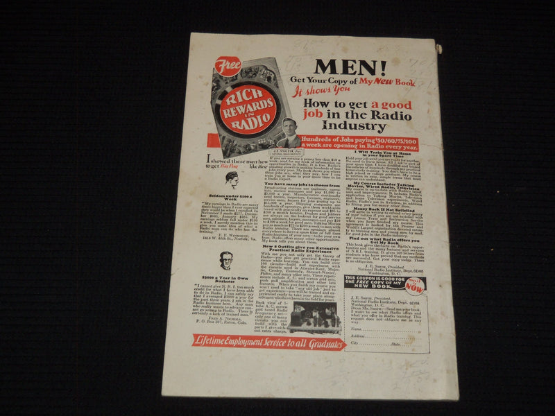 1930 RADIO NEWS 101 RADIO HOOK-UPS MAGAZINE COMPILED BY RADIO NEWS - J 7893