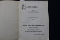 1951 DECEMBER 14 THE KNICKERBOCKER BALL PROGRAM - K 1738