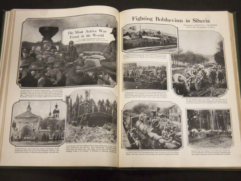 1920 LESLIE'S PHOTOGRAPHIC REVIEW OF THE GREAT WAR - PHOTOS OF WWI - KD 1350R