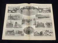 1913 APRIL 17 LESLIE'S WEEKLY MAGAZINE - FLOODED ZONE - ST 6083