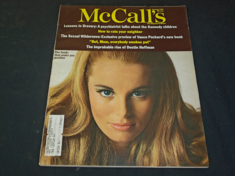 1968 SEPTEMBER MCCALL'S MAGAZINE - THE FOODS THAT MAKE YOU PRETTIER - SP 7981
