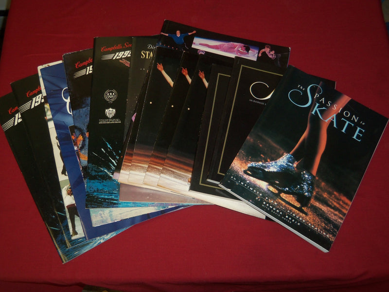 1990'S-2000'S ASSORTED ICE SKATING PROGRAMS LOT OF 16 - NICE PHOTOS - O 2899