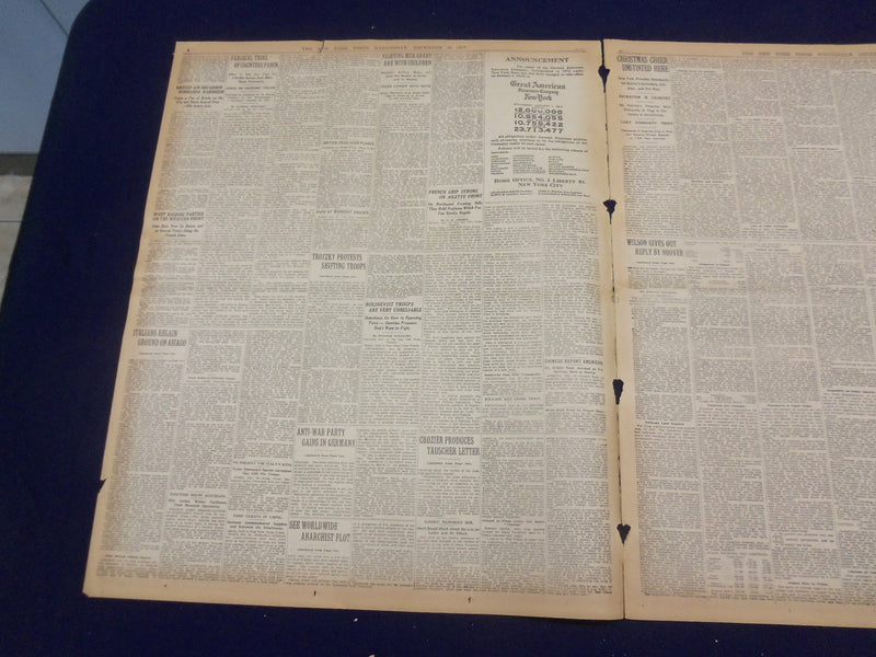 1917 DECEMBER 26 NEW YORK TIMES - GERMANS MURDER AMERICAN SENTRY - NT 8266