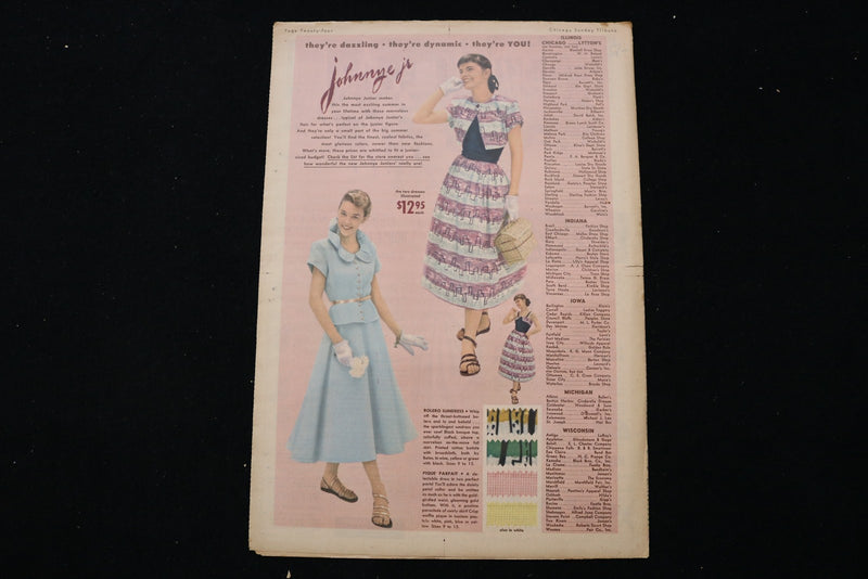 1948 MAY 9 CHICAGO SUNDAY TRIBUNE MAGAZINE - ALAN LADD COVER - E 26262