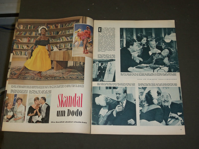 1959 JAN 6 FILM REVIEW (GERMAN) MAGAZINE - NICE PHOTOS, ARTICLES & ADS - B 3995