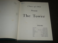 1963 TOWER JERSEY CITY STATE COLLEGE YEARBOOK - NEW JERSEY - PHOTOS - YB 948