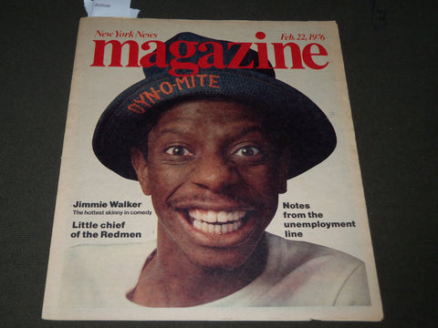 1976 FEB 22 NEW YORK NEWS MAGAZINE - JIMMIE WALKER - LOU CARNESECCA - J 2853