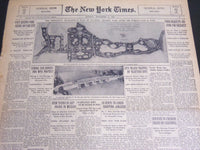 1936 DECEMBER 6 NEW YORK TIMES GENERAL NEWS - VAST QUEEN PARK RISING - NT 7004