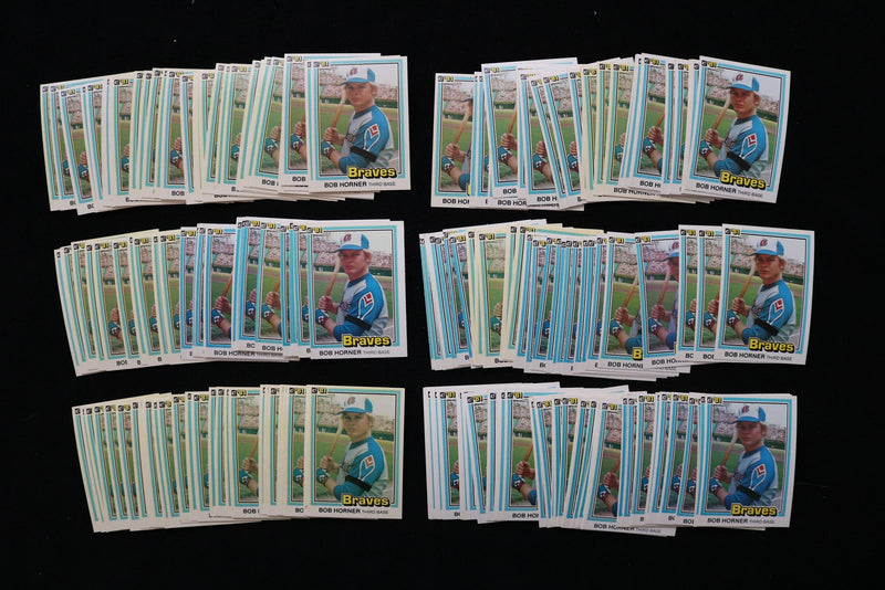 BOB HORNER 1981 DONRUSS BASEBALL CARDS - CARD #99 - NM-MT - APPROX. 175 - #263